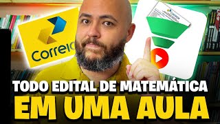 🔥AULA ESPECIAL RESUMÃO DE MATEMÁTICA CONCURSO CORREIOS 2024 [upl. by Assilak225]