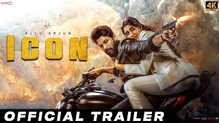 Allu Arjun New Movie ICON Official Trailer 2023  Pooja Hegde  Krithi Shetty  Venu Sriram Concept [upl. by Yorgerg572]