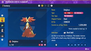 Delphox  Solo  7 Star Infernape Raid  Pokemon ScarletViolet [upl. by Nnyw]