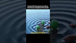 Double Slit Experiment  Wave Interference  Practical Explanation 🤯 physics shorts [upl. by Arret938]