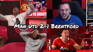 MAN UTD FAN REACTION TO DRAMATIC WIN AGAINST BRENTFORD MAN UNITED 21 BRENTFORD [upl. by Mail]