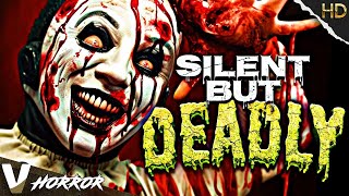 SILENT BUT DEADLY  FULL HD HORROR COMEDY MOVIE  SCARY CLOWN FILM IN ENGLISH  V HORROR [upl. by Romeyn]