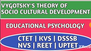 Vygotsky theory of social  cultural development [upl. by Aimek156]