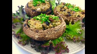 Healthy stuffed portobello mushrooms [upl. by Hepza]