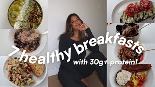 HEALTHY BREAKFASTS with 30g PROTEIN in under 15 min  hormone balancing  easy recipes [upl. by Arty]