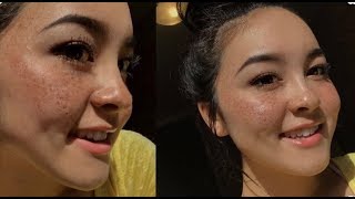 5 Ways to do Fake Freckles  Simple and easy with makeup  Using things you have at home [upl. by Charmane652]