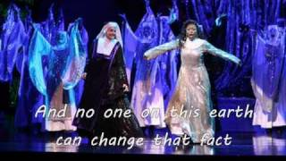 Sister Act Karaoke the musical No vocals lyrics on screen [upl. by Enelaj106]