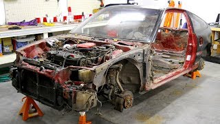 1990 Honda CRX Total Restoration to its original factory condition [upl. by Afton]