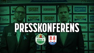 Presskonferens Rögle  Timrå 24 [upl. by Salem657]