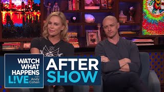 After Show Charlize Theron And James McAvoy’s ‘Atomic Blonde’ Injuries  WWHL [upl. by Bautram]