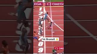 Trayvon Bromell is boss at 100m Shorts FYP GoViral Athletics TrackAndField 100m [upl. by Crin]