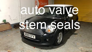 2010 mini cooper clubman automatic valve stem seal replacement [upl. by Reitrac]