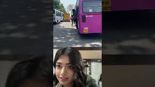 ✨ The Boys  Rashmika Reaction ✨  Pullingo Avoid 🥲 bus footboard  chennai entertainment [upl. by Oremar729]