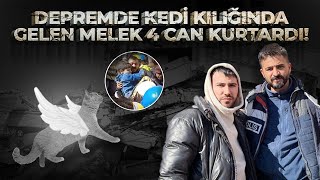 DEPREMDE MUCİZE KEDİ 4 CAN KURTARDI [upl. by Onia323]