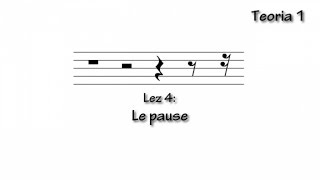 Lezioni musica Le pause [upl. by Boesch]