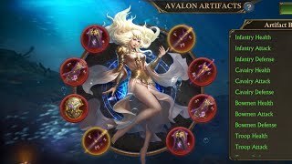 Making my 7th AVALON ARTIFACTS  KOA  just need 1 more sh 😅  King of Avalon [upl. by Annerb]