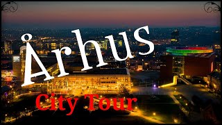 Aarhus Århus Jutland Jylland Denmark City Tour walking and cycling GoPro [upl. by Nylesoj]