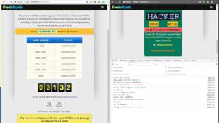 Freebitcoin Script HI LO Hack Auto Roll Hack 19 07 2017 [upl. by Harve]