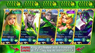 ALUCARD  4 HEALERS WITH A TWIST 😱 ALL FLASK OF OASIS  5 MAN ALL IMMORTAL WTF 🤣 [upl. by Enaasiali]