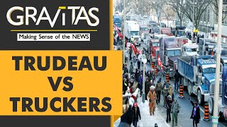 Gravitas Truckers protest turns into AntiTrudeau movement [upl. by Adahsar]