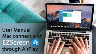 Mac connect with EZCast Screen through WiFi AirPlay User Manual [upl. by Catlin]