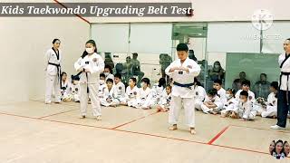 TAEKWONDO POOMSAE 6  TAEGUK YUK JANG  KIDS TAEKWONDO UPGRADING BELT TEST sports trend kids [upl. by Nagoh]