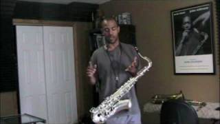 OVERTONES Tenor Sax Lesson with Frank Fontaine [upl. by Yendahc]