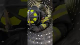 Confined Space Training firefighter fire training [upl. by Nappy178]