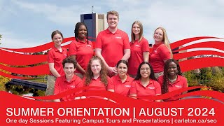 Summer Orientation  Carleton University [upl. by Tiny]