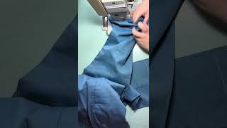 【Sewing tips】pants hem sewing sewingmachine sewingtips shorts [upl. by Leuqim]