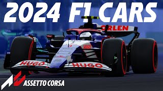 Assetto Corsa 2024 F1 Cars Mod Showcase amp Download [upl. by Bonnice]