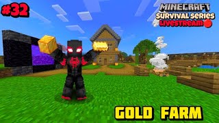 Making A Huge Gold Farm🤑  Livestream🔴 [upl. by Merritt]