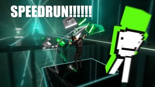 DREAM SPEEDRUN MUSIC but its beat saber [upl. by Latsryc]