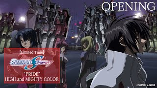 quotPRIDEquot HIGH and MIGHTY COLORGUNDAM SEED DESTINY HD REMASTER Textless version of OP [upl. by Jacklyn374]