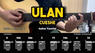 Ulan  Cueshe  Easy Guitar Chords Tutorial For Beginners CHORDS amp LYRICS guitarlesson [upl. by Llevrac]