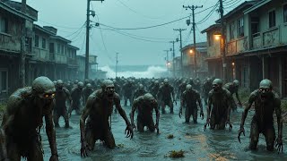 A deadly tsunami brings a horde of zombies to a coastal town [upl. by Yelhs63]