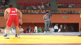 Narsingh Yadav Vs Georgian Wrestler [upl. by Rednirah]