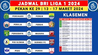 Jadwal Liga 1 2024 Pekan Ke 29  Persikabo vs Persib Bandung  Liga 1 Indonesia 2024 [upl. by Eenat]