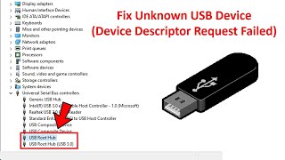 How to Fix Unknown USB Device Device Descriptor Request Failed Error [upl. by Ciapha]