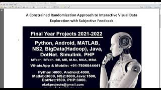 A Constrained Randomization Approach to Interactive Visual Data Exploration with Subjective Feedback [upl. by Hermann]