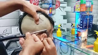 Sensitive skinhead shave💈with razor blades🔥neat and clean headshaveDanihairProfessional [upl. by Yenatirb]