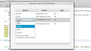 JavaFX TreeTableView Tutorial 3  Editing Cells [upl. by Sholom379]