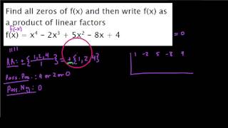 HPC 255 Finding zeros of unfactorable polynomial functions [upl. by Valaree244]