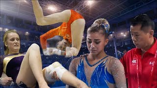 Caídas de gimnasia a mitad de competencia [upl. by Neehs]