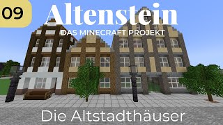 Altenstein 09  Die Altstadthäuser Minecraft Timelapse [upl. by Alrick]