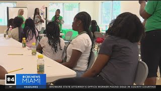 Give Miami Day helps Emerging Young Ladies [upl. by Ahsonek503]