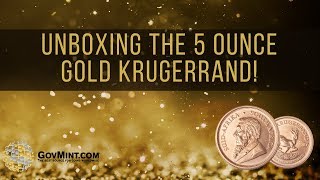 Unboxing the 5 Ounce Gold Krugerrand [upl. by Karab]