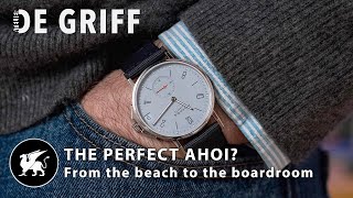 They did it NOMOS Ahoi Neomatik 38 Date  From the beach to boardroom  Review  Atelier DE GRIFF [upl. by Aicaca]