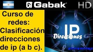 Clasificaciones direcciones ip clases A B C [upl. by Danell]