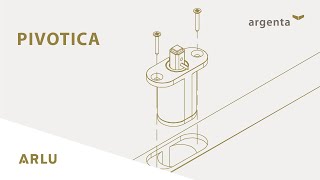 pivotica das unsichtbare Drehtürband für Türen bis 45 kg German version [upl. by Ecnatsnok]